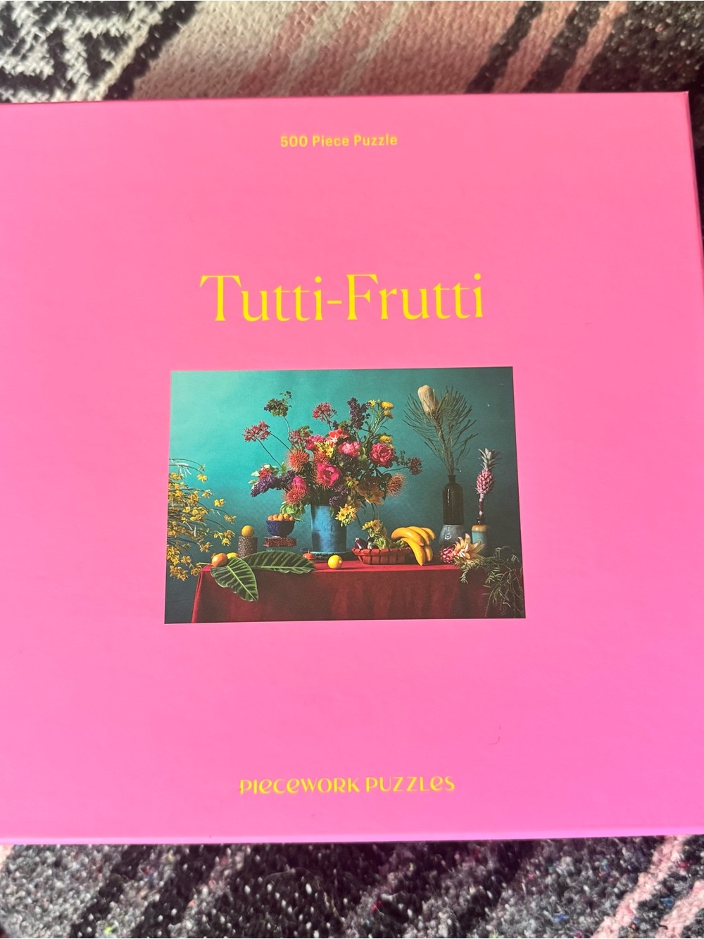 Tutti-Frutti 500 Piece Puzzle - Bright Pink Box